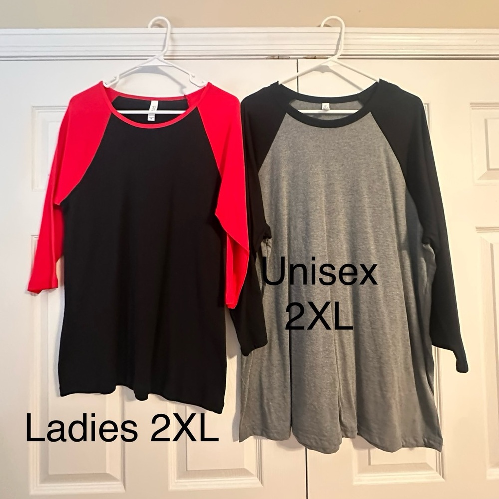 16 Colorblock Raglan Sleeve Top - Blanks All new!